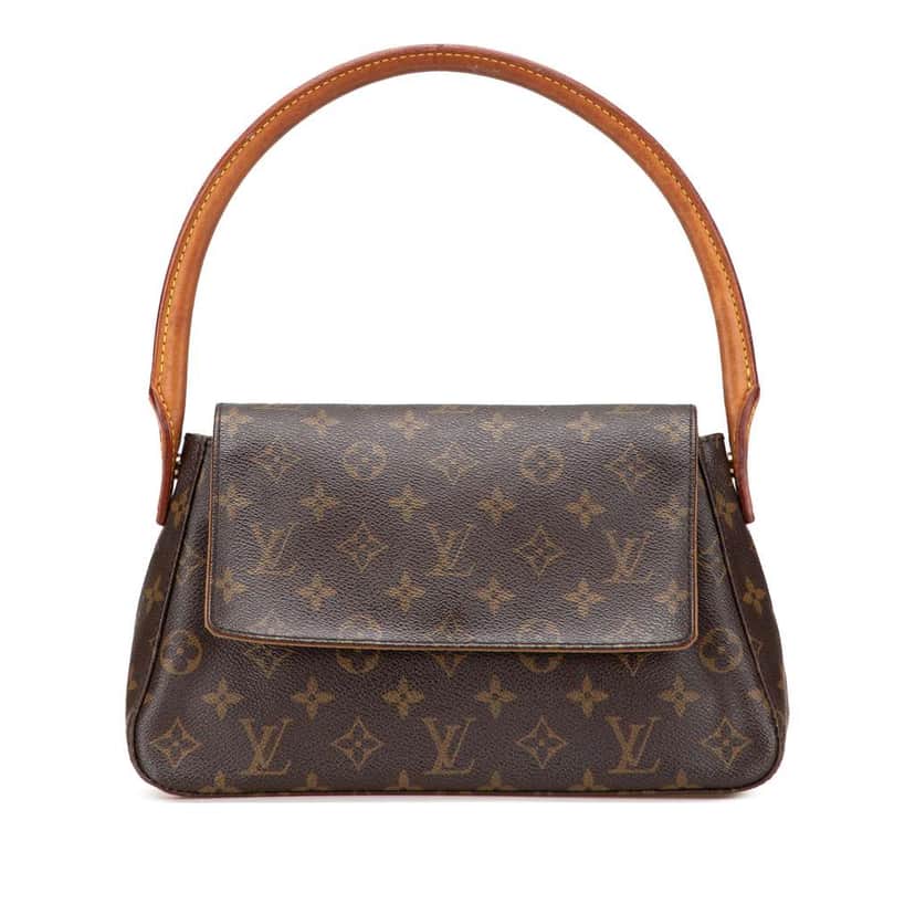 Louis Vuitton Monogram Mini Looping Brown Fair condition - Front View