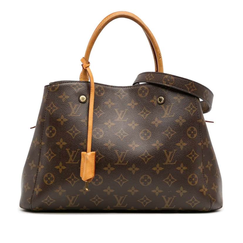 Louis Vuitton Monogram Montaigne MM Brown Canvas Good condition - Front View