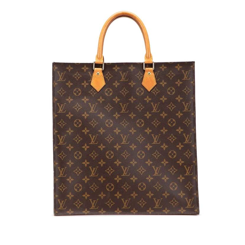 Louis Vuitton Monogram Sac Plat Brown Fair condition - Front View