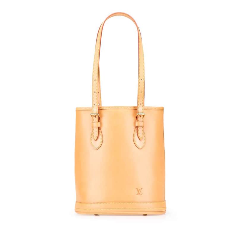 Louis Vuitton Nomade Petit Bucket Brown Leather Very good condition - Front View