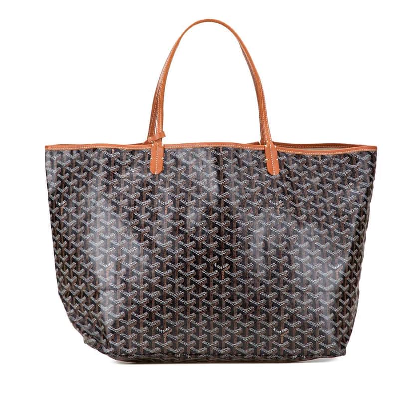 Goyard Goyardine Saint Louis GM Black Canvas Good condition - Front View