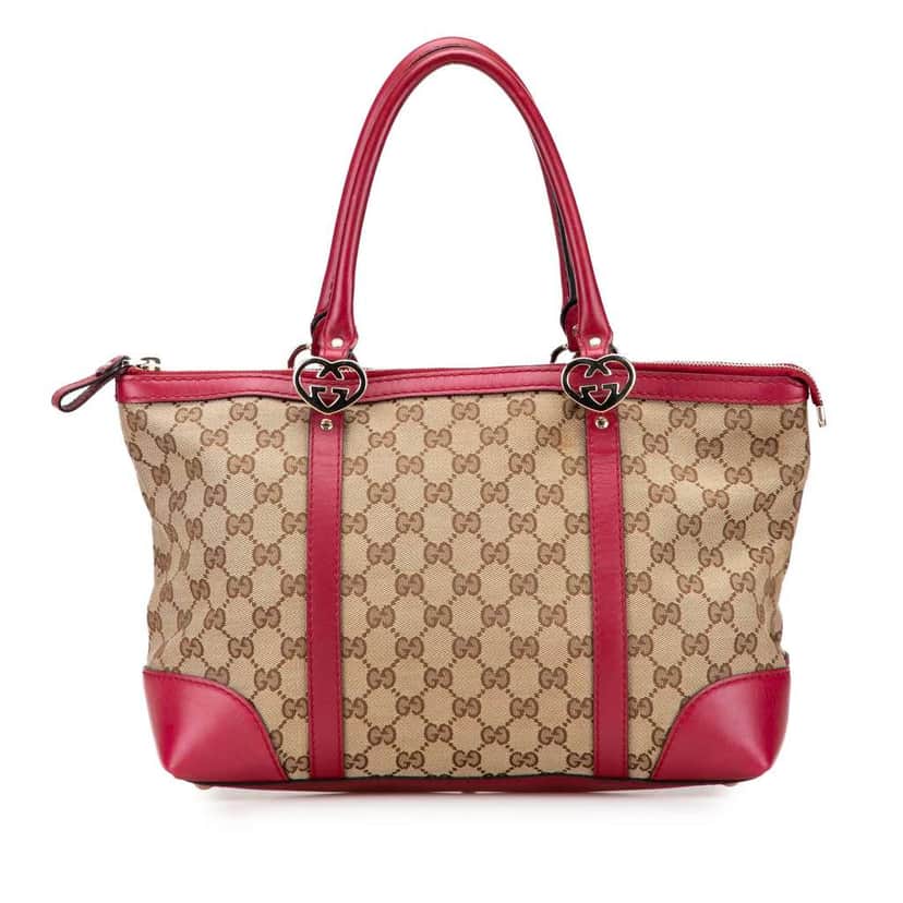 Gucci GG Canvas Lovely Tote Brown Canvas Good condition - Front View