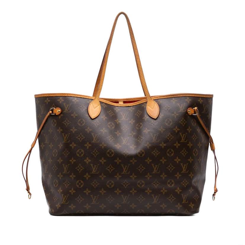 Louis Vuitton Monogram Neverfull GM Brown Good condition - Front View