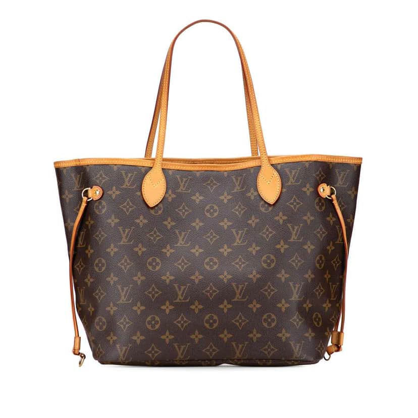 Louis Vuitton Monogram Neverfull MM Brown Good condition - Front View