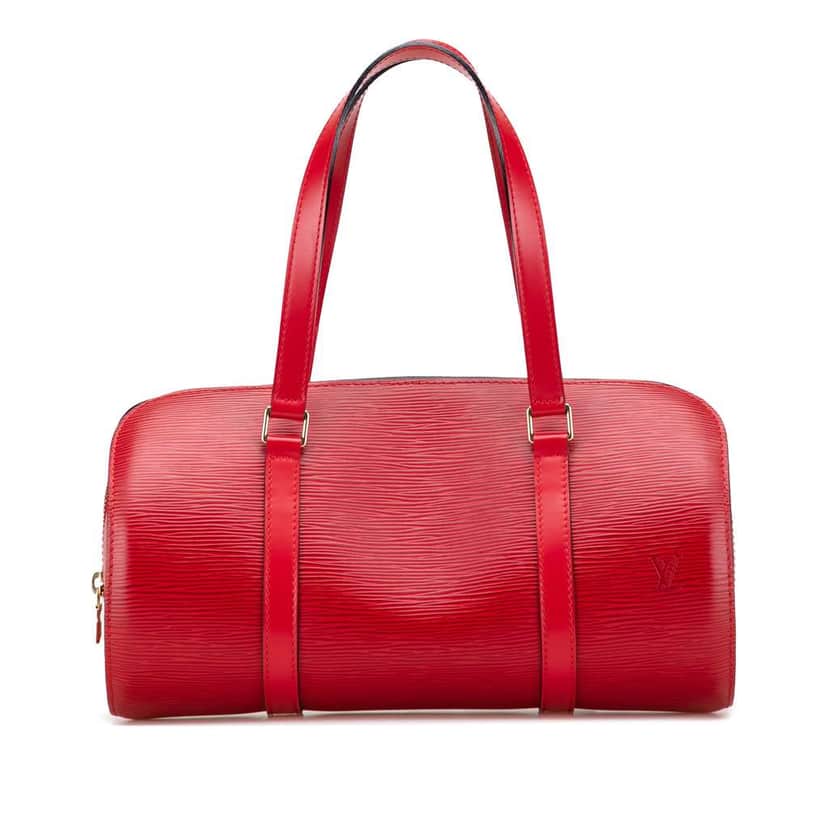 Louis Vuitton Epi Soufflot Red Leather Good condition - Front View