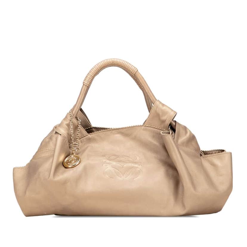 Loewe Metallic Nappa Aire Gold Leather Good condition - Front View