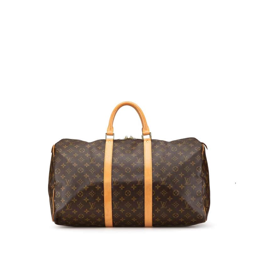 Louis Vuitton Monogram Keepall 50 Brown Good condition - Front View