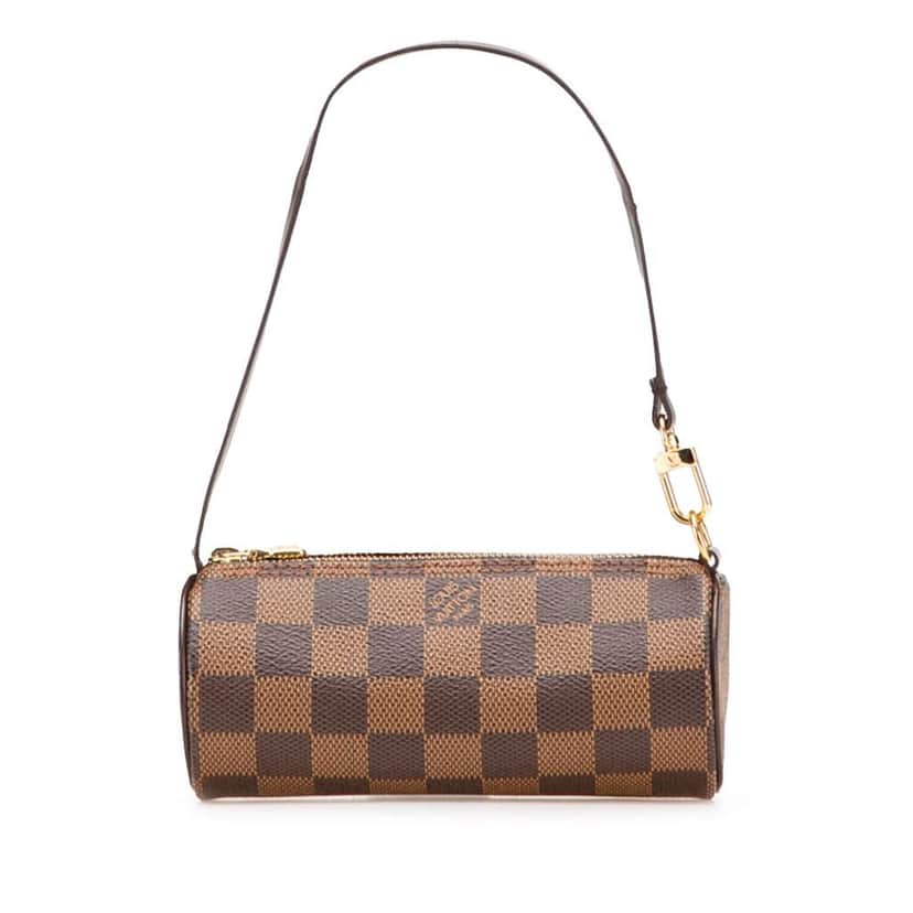 Louis Vuitton Damier Ebene Papillon Pochette Brown Canvas Good condition - Front View