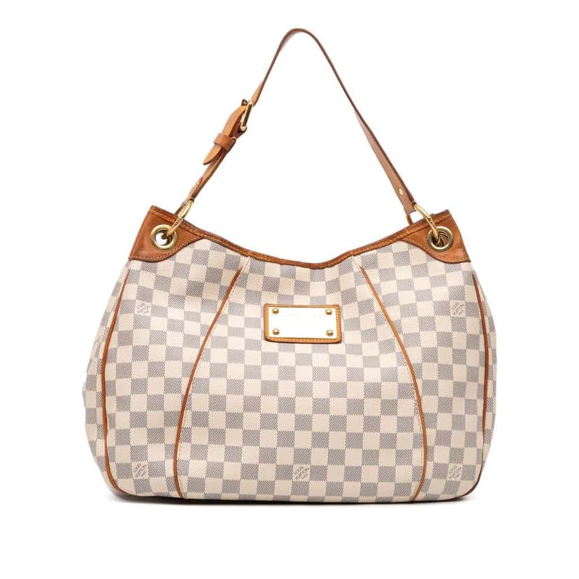 Louis Vuitton Damier Azur Galliera PM White Good condition - Front View