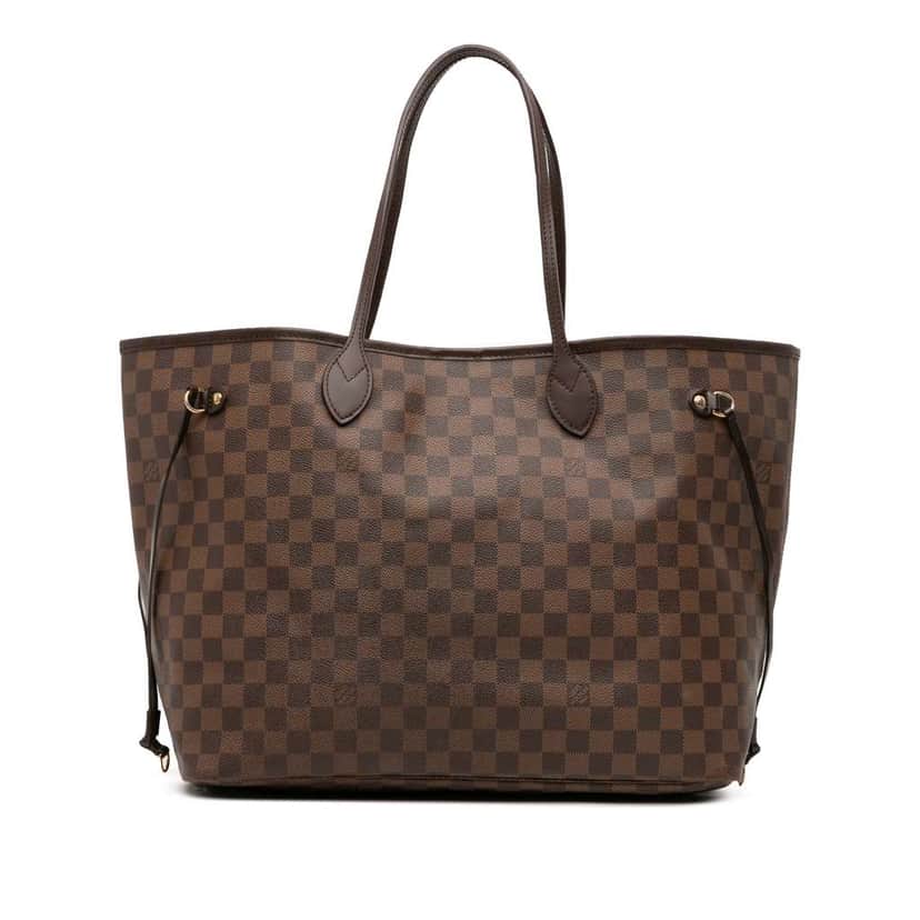 Louis Vuitton Damier Ebene Neverfull GM Brown Good condition - Front View