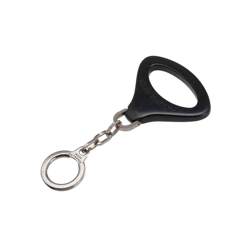 Louis Vuitton Porte Cles Epi Z Bag Charm and Key Chain Black Brass Good condition - Front View