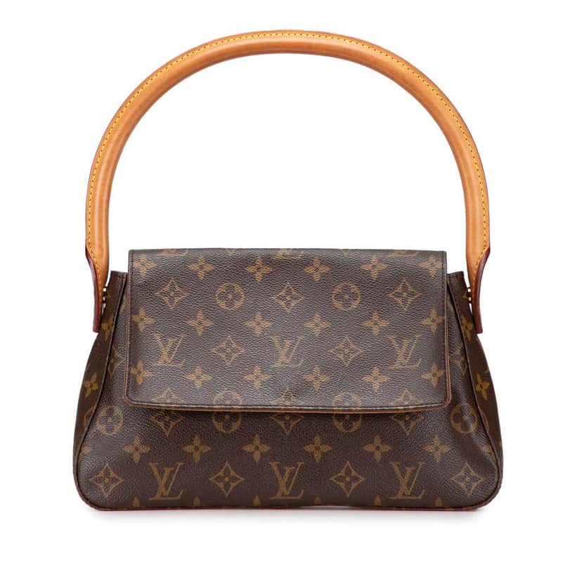 Louis Vuitton Monogram Mini Looping Brown Good condition - Front View
