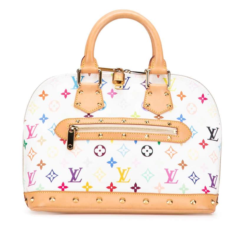 Louis Vuitton Monogram Multicolore Alma PM White Very good condition - Front View