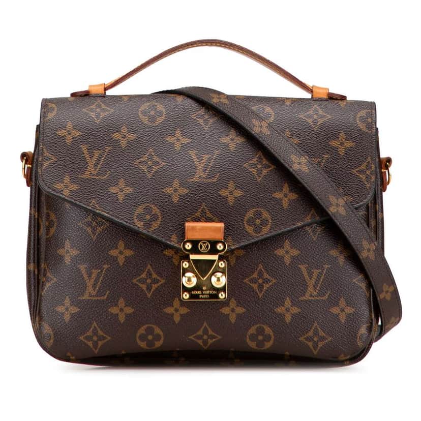 Louis Vuitton Monogram Pochette Metis Brown Good condition - Front View