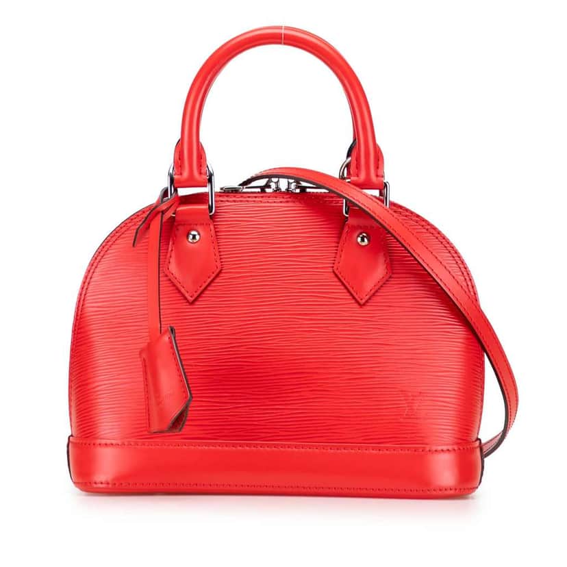 Louis Vuitton Epi Alma BB Red Leather Very good condition - Front View