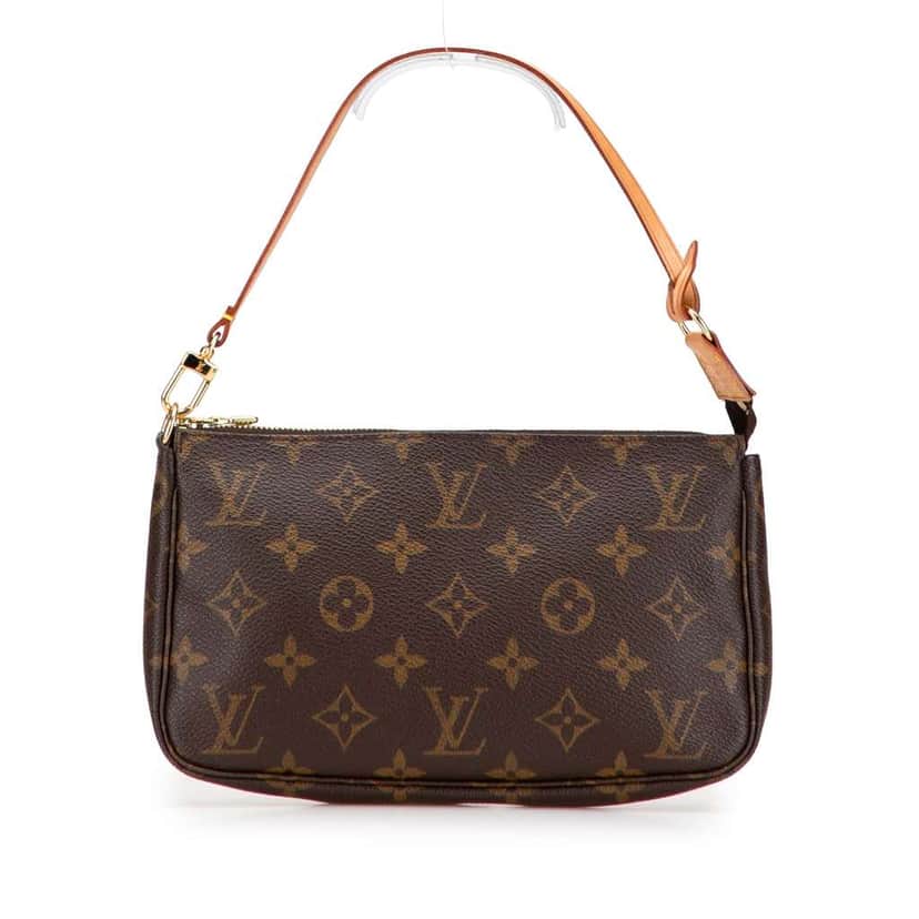 Louis Vuitton Monogram Pochette Accessoires Brown Good condition - Front View