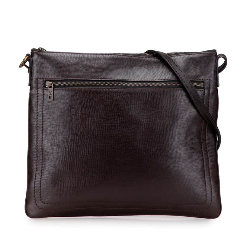 Louis Vuitton Utah Sac Plat Messenger Brown Leather Good condition - Front View