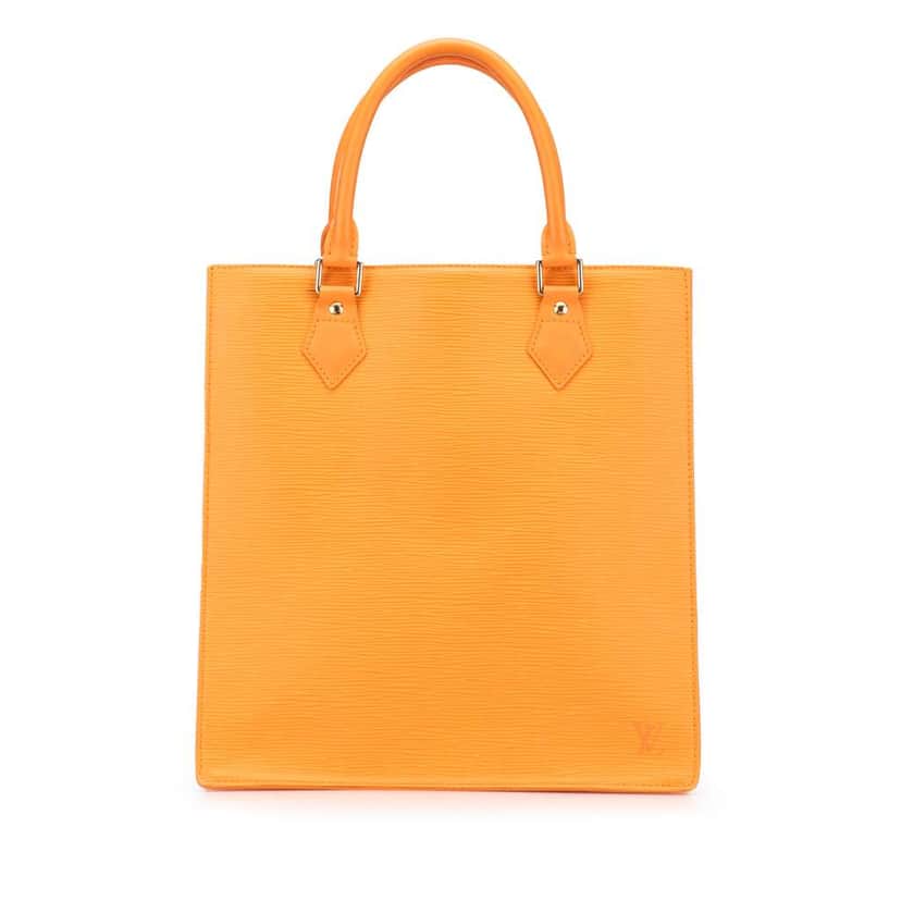 Louis Vuitton Epi Sac Plat PM Orange Leather Very good condition - Front View