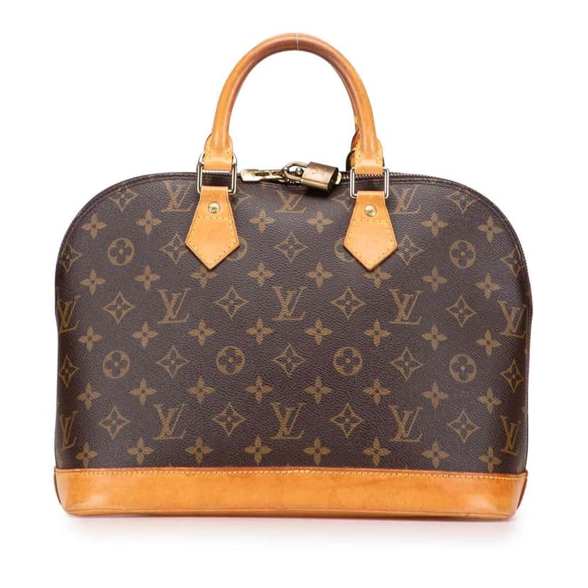 Louis Vuitton Monogram Alma PM Brown Good condition - Front View