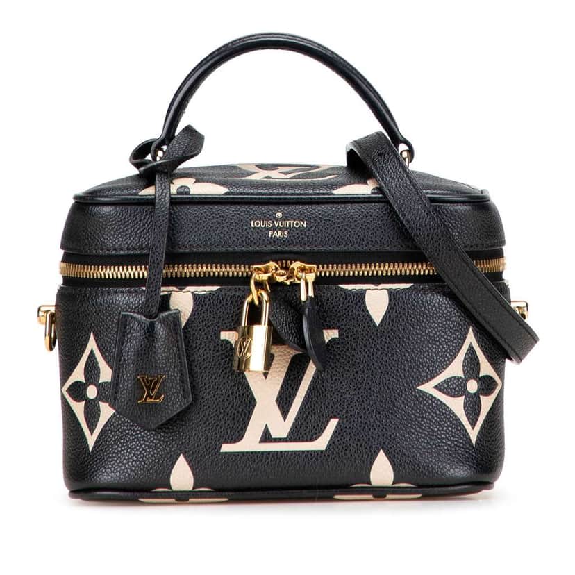 Louis Vuitton Bicolor Monogram Giant Empreinte Vanity PM Black Leather Good condition - Front View