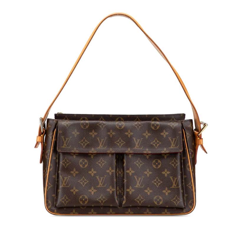 Louis Vuitton Monogram Viva Cite GM Brown Fair condition - Front View