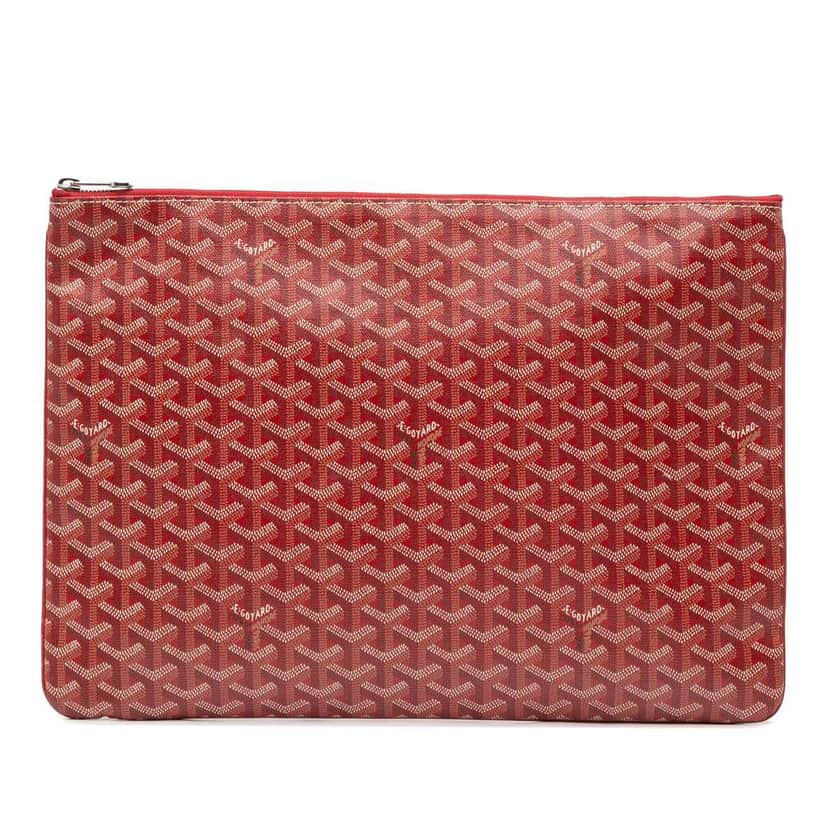 Goyard Goyardine Senat GM Red Canvas Good condition - Front View