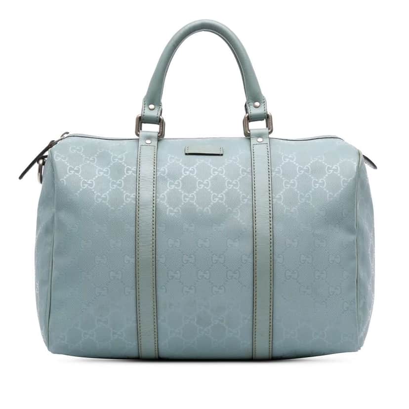 Gucci Medium GG Imprime Joy Boston Blue Canvas Good condition - Front View