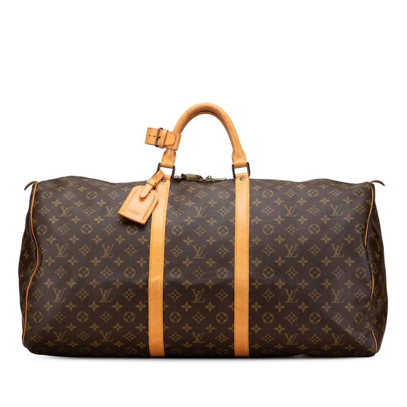 Louis Vuitton Monogram Keepall 60 Brown Good condition - Front View