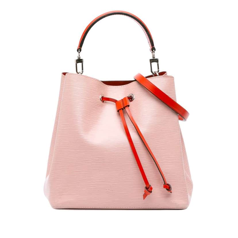 Louis Vuitton Epi Neonoe MM Pink Leather Good condition - Front View