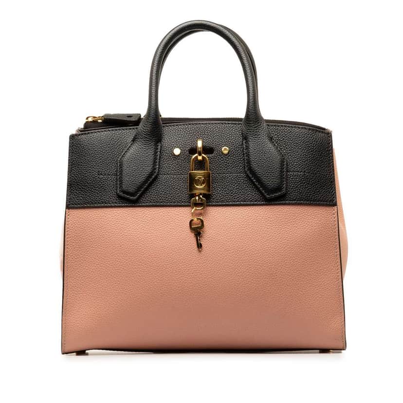 Louis Vuitton City Steamer PM Pink Leather Good condition - Front View