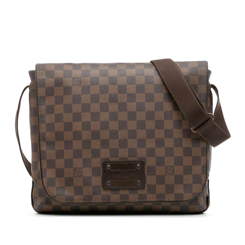 Louis Vuitton Damier Ebene Brooklyn MM Brown Good condition - Front View