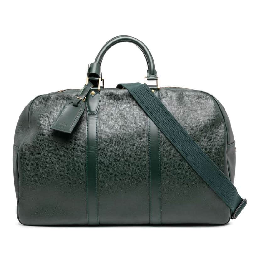 Louis Vuitton Taiga Kendall PM Green Leather Good condition - Front View