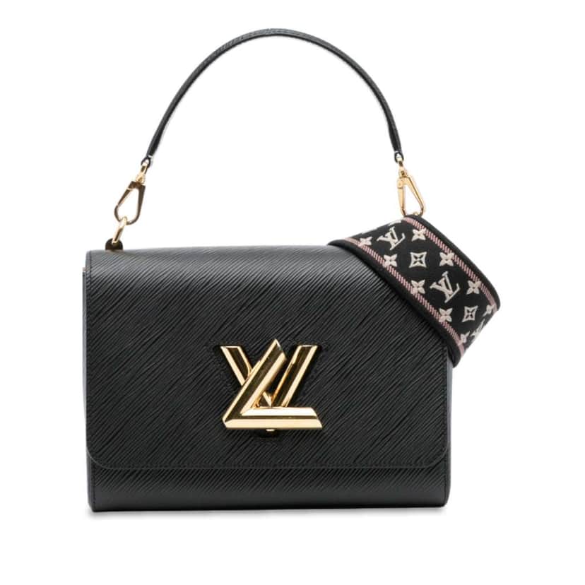 Louis Vuitton Epi Leather and Monogram Canvas Twist MM Black Leather Good condition - Front View