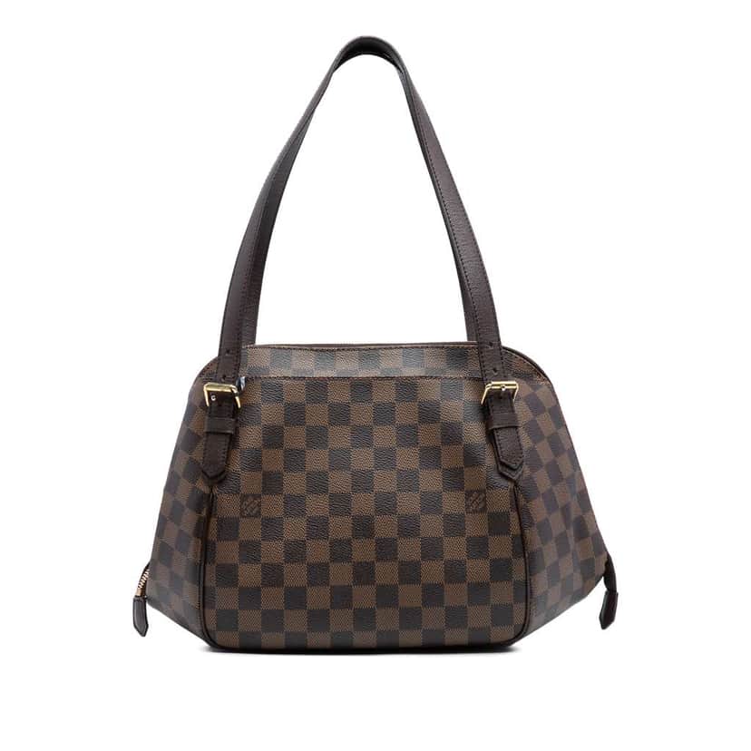 Louis Vuitton Damier Ebene Belem MM Brown Good condition - Front View