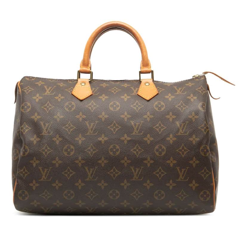 Louis Vuitton Monogram Speedy 35 Brown Good condition - Front View
