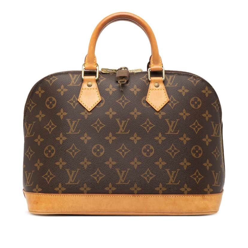 Louis Vuitton Monogram Alma PM Brown Good condition - Front View