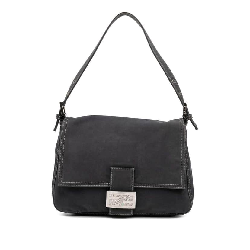 Fendi Canvas FF Marble Mamma Forever Blue Canvas Good condition - Front View