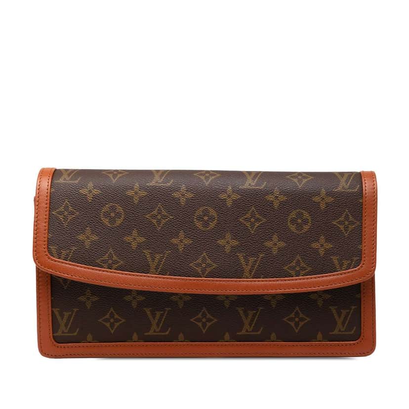 Louis Vuitton Monogram Pochette Dame GM Brown Good condition - Front View