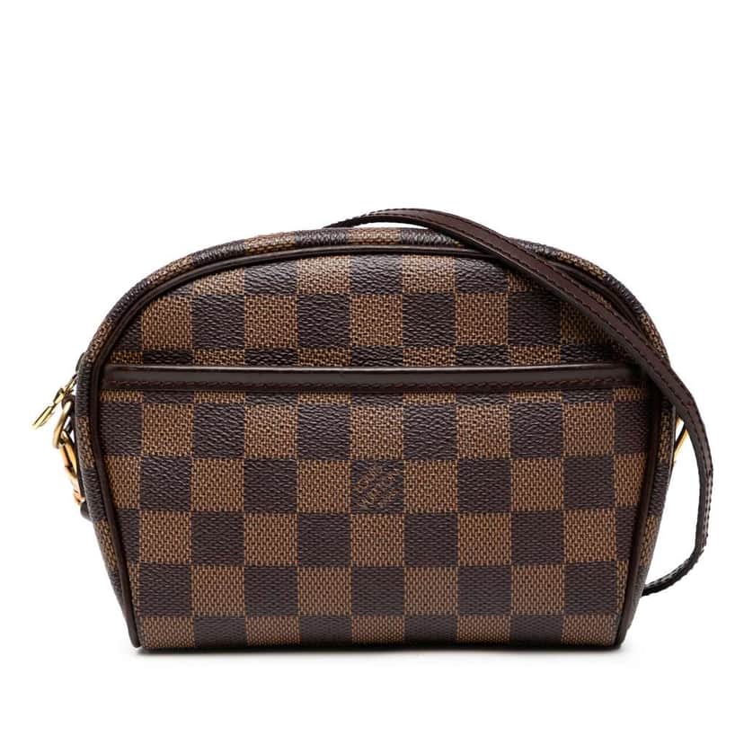 Louis Vuitton Damier Ebene Ipanema Pochette Brown Good condition - Front View
