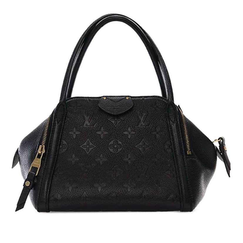 Louis Vuitton Monogram Empreinte Marais BB Black Leather Good condition - Front View