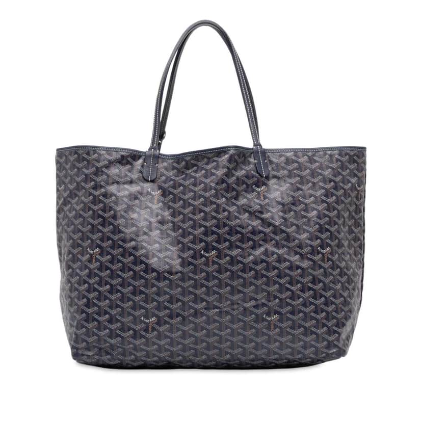 Goyard Goyardine Saint Louis GM Blue Canvas Good condition - Front View