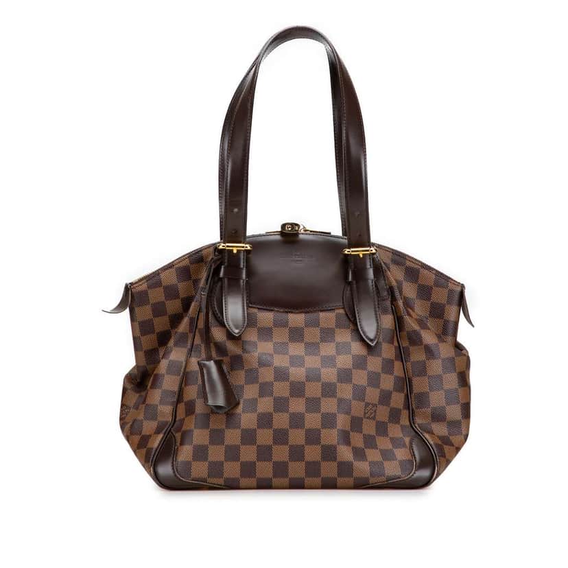 Louis Vuitton Damier Ebene Verona MM Brown Good condition - Front View