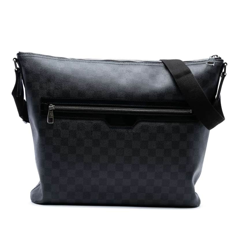 Louis Vuitton Damier Graphite Mick GM Black Good condition - Front View
