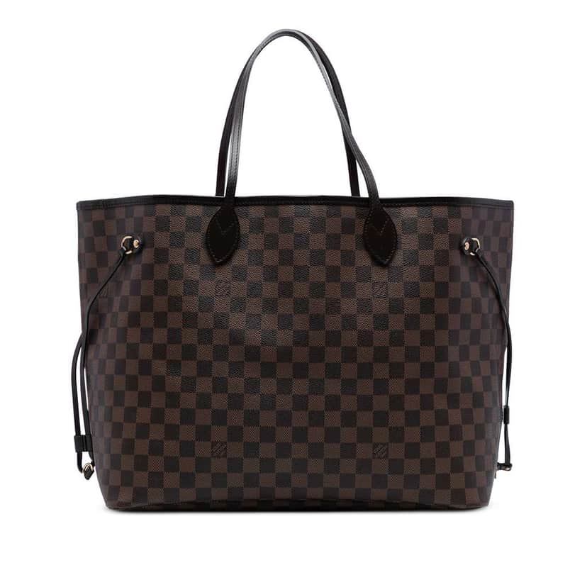 Louis Vuitton Damier Ebene Neverfull GM Brown Good condition - Front View