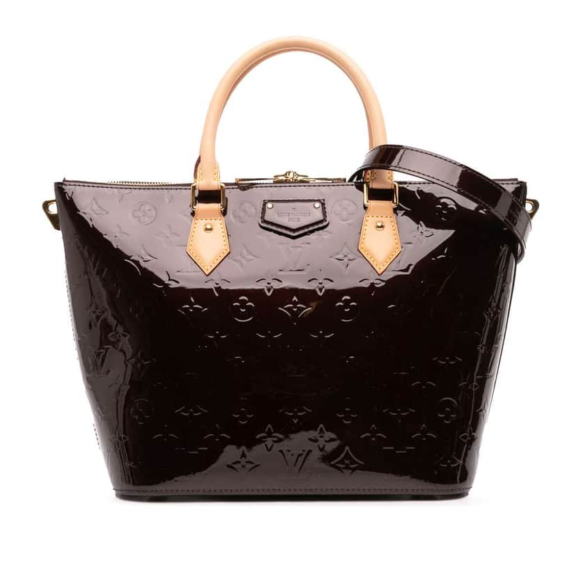 Louis Vuitton Monogram Vernis Montebello MM Purple Leather Good condition - Front View
