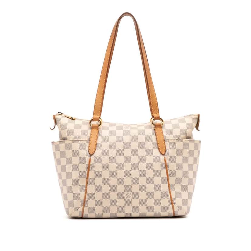 Louis Vuitton Damier Azur Totally PM White Canvas Good condition - Front View