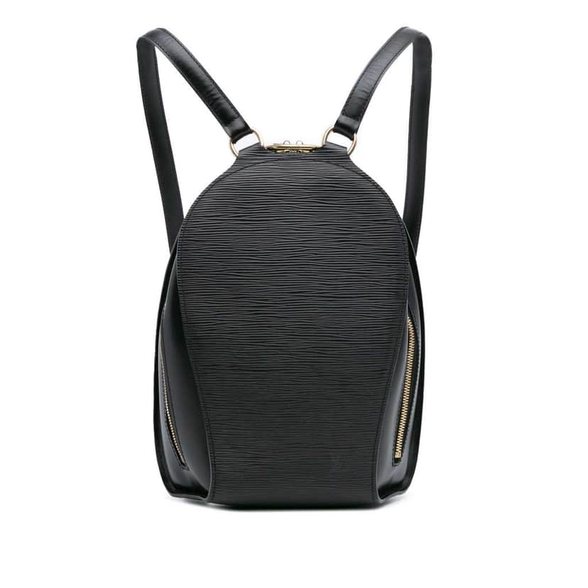 Louis Vuitton Epi Mabillon Black Leather Good condition - Front View