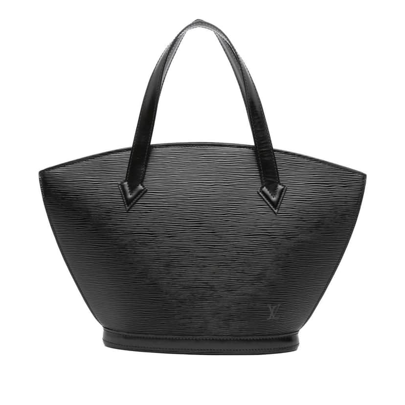 Louis Vuitton Epi Saint Jacques PM Short Strap Black Leather Good condition - Front View