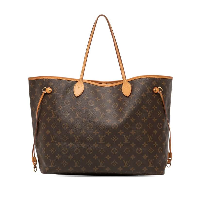 Louis Vuitton Monogram Neverfull GM Brown Good condition - Front View