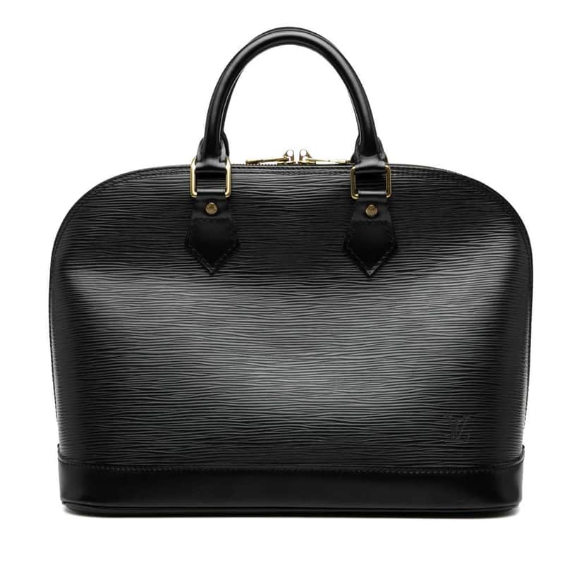 Louis Vuitton Epi Alma PM Black Leather Very good condition - Front View